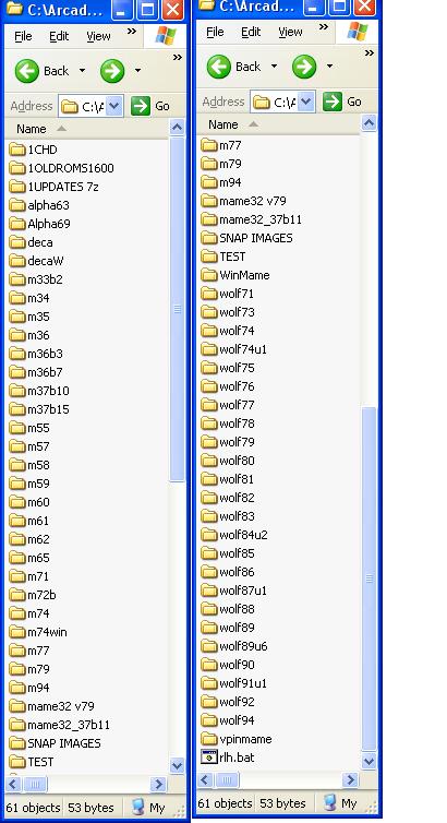 Not counting many different versions inside folders